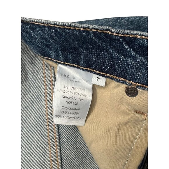 Rag & Bone Vintage Cut Off Shorts in Noelle 24 Womens Denim Jean - Picture 11 of 13